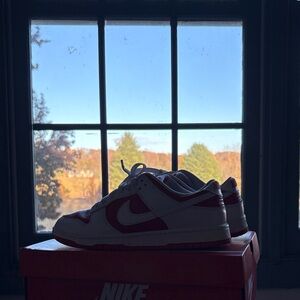 Nike Classic Red and White Low-Tops